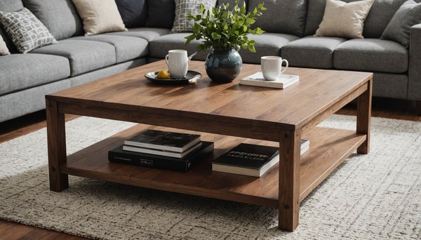 Table basse en bois : le choix idéal pour votre intérieur