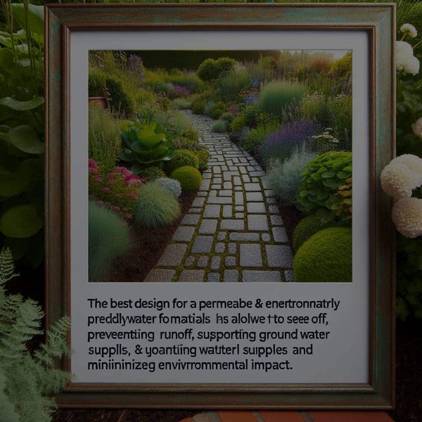 Quelle est la meilleure façon de concevoir une allée de jardin écologique et perméable ?