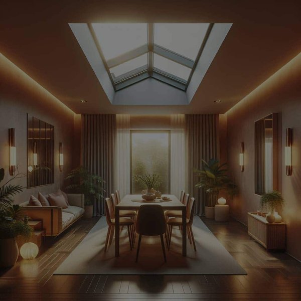 Comment optimiser l'utilisation d'un puits de lumière dans une salle à manger sombre?