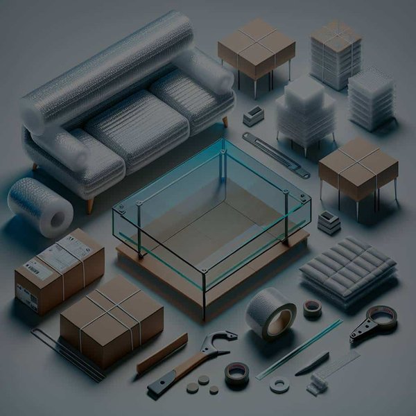 Quels types de renforcements utiliser pour déménager des meubles en verre design ?